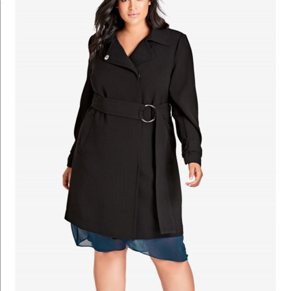 City Chic Trench Simply Wrap - Picture 2 of 7